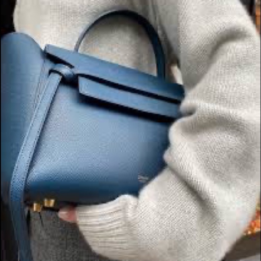 Celine Mini Belt Bag in Abyss Blue - Tote, Satchel, Work Bag - Picture 15 of 16